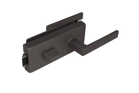 MP staklena brava s ručkom SONIA 4026 - WC (T - Titanium)