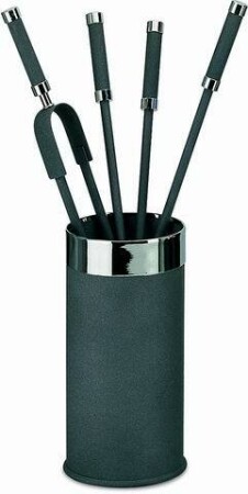 Alat za kamin sa stalkom MP (antracit / krom)
