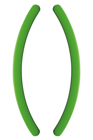 KVAKA ZA KLIZNA VRATA MP ONE - par (Zelena mat) - 375 mm