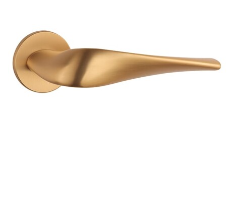 Okov za vrata MP AS - PETUNIA - R 5S (OLS - Brušeni mesing)