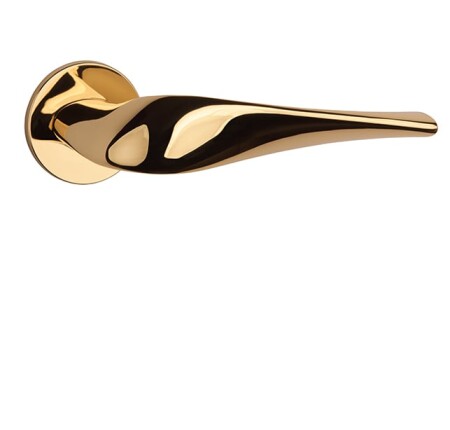 Okov za vrata MP AS - PETUNIA - R 5S (OLV - Polirani lakirani mesing)