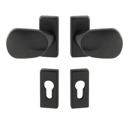 Kvaka za vrata MP WA - FELIX - UR (Smeđe-siva (RAL 8019)