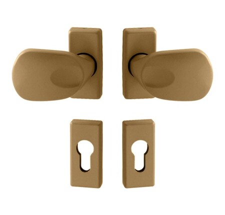 Kvaka za vrata MP WA - FELIX - UR (Zlatna (RAL 1036))