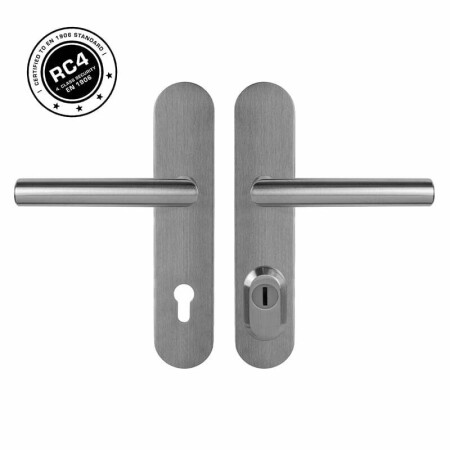 MP MPK sigurnosni okovi - SECURO S01 PLUS - SO FAVORIT (BN - Brušeni nehrđajući čelik) - s poklopcem