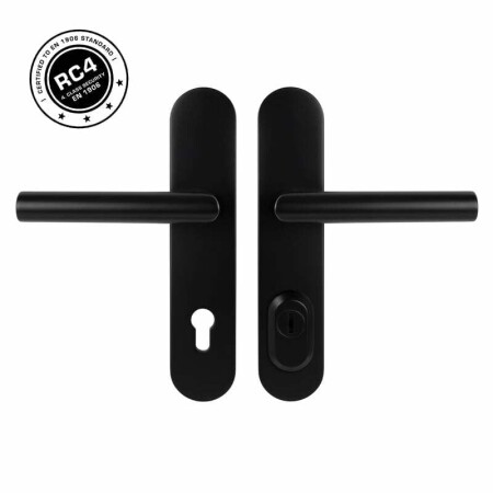 MP MPK sigurnosni okovi - SECURO S01 PLUS - SO FAVORIT (BS - Crna mat) - s poklopcem