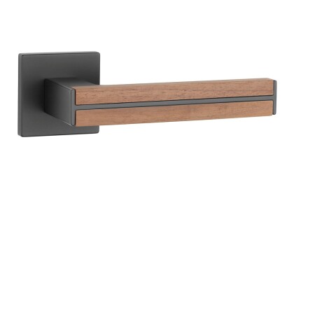 Okov za vrata MP AS - IMPERATA - HR 7S (BS - Crni mat / orah)