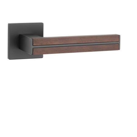 Okov za vrata MP AS - IMPERATA - HR 7S (BS - Mat crna / sandalovina)