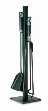 Alati za kamin s postoljem MP (antracit / krom)