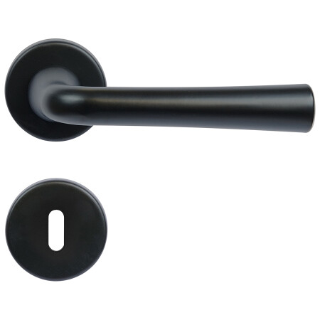 Okov za vrata RICHTER RK.LOPAR (mat crna)