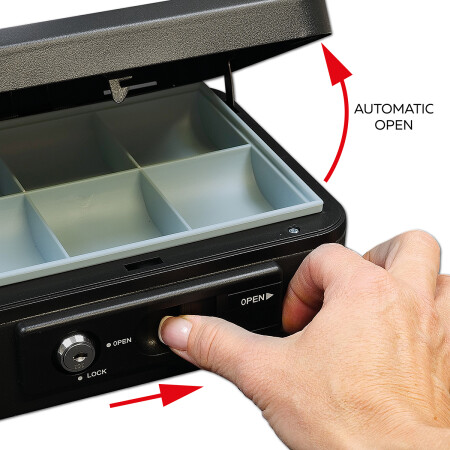 Čelična kasa s polugom RICHTER LC.200 (mat crna)