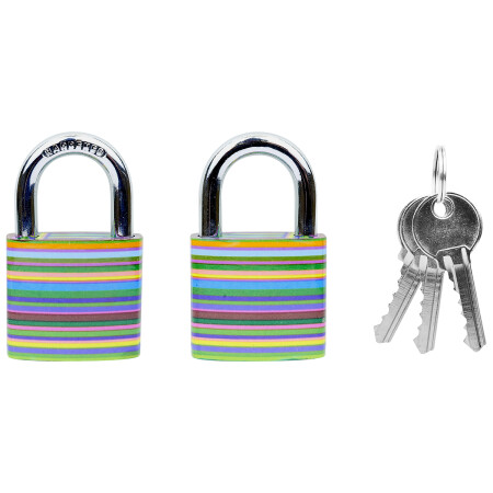 Klasična brava od lijevanog željeza sa šarenim tiskom RICHTER RV.OVAL.38.JU3