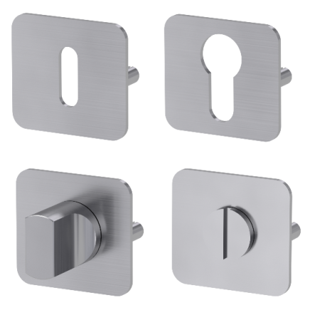 Rozeta za vrata za MP GK - ONE - HR ručku (BN - Brušeni nehrđajući čelik)