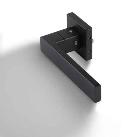 Okov za vrata COBRA GAIA-S EASY LOCK (crni)