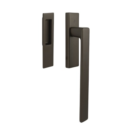 Klizna portalna ručka MP CB - HS PORTAL MOOD DUE - ručka/školjka (mat smeđa)