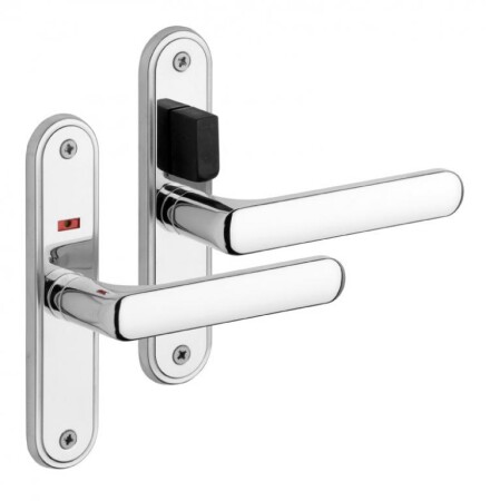 Okov za unutarnja vrata ROSTEX EXCLUSIVE U (POLIRANI KROM INOX)