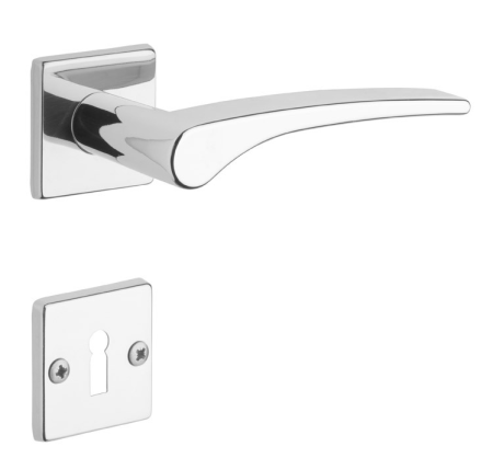 Okov za vrata ROSTEX PRAKTIK/S (kromirani inox sjajni)