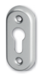 Poklopna rozeta ACT PZ OV lak (SILVER)