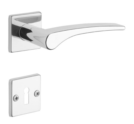 Okov za vrata ROSTEX PRAKTIK/S (krom nehrđajući čelik sjajni)