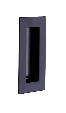 Školjke za klizna vrata ROSTEX kvadratne 50x150mm (MAT CRNA)