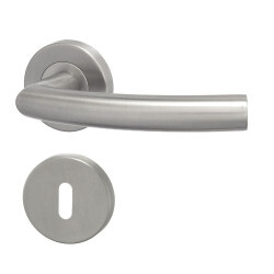 HOLAR okov za vrata s okruglom rozetom MT 06 (nehrđajući čelik)