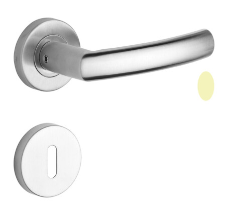 RASPRODAJA Okovi za vrata ROSTEX CORNO s klinovima (MAT NEHRĐAJUĆI ČELIK) - BB