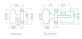 ACT lopta obojena (BIJELA)
