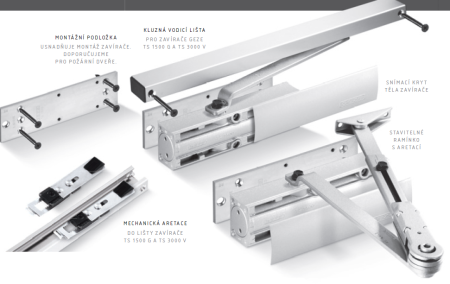 Zatvarač ACT Geze TS 4000 (1-6) - SILVER