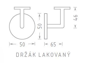 ACT držač ručke (krom)