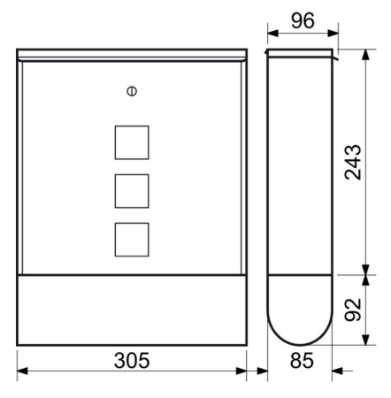 Poštanski sandučić RICHTER BK.210.N (INOX)