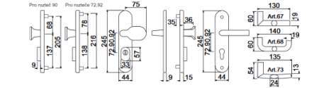 Sigurnosne armature RICHTER R701ZB TB3 (NERĐAJUĆI ČELIK)