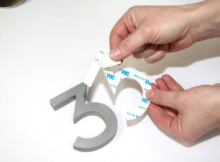 Kućni brojevi RICHTER 3D RN.100LV (ALUMINIJ)