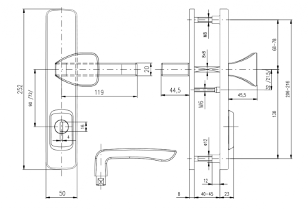 Sigurnosna armatura ROSTEX BK RX 1 ASTRA 4. klase (KROMIRANI INOX)