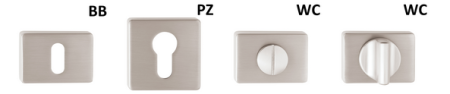 Okov za vrata TWIN TOPAZ HR HA 204 (NI-SAT-MAT)