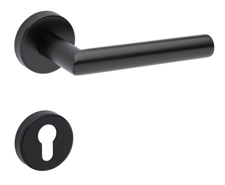 Okov za vrata MP TI - FAVORIT - R AP 2002 (BS - Black mat)