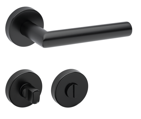Okov za vrata MP TI - FAVORIT - R AP 2002 (BS - Black mat)