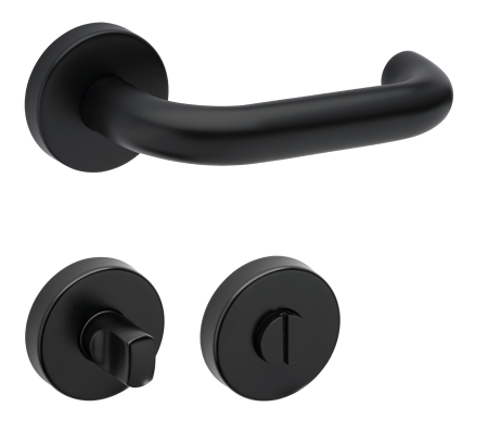 Okov za vrata MP TI - COSLAN - R AP 2000 (BS - Black mat)