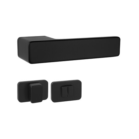 Okov za vrata MP - PERFECTA - RT (BS - Black mat)