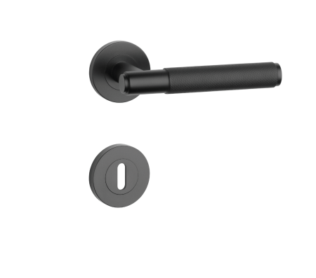 Okov za vrata MP SH - OVALNI - R 1741 PRO 8 MM (BS - Crni mat)