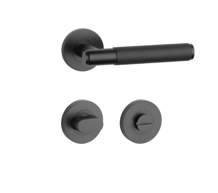 Okov za vrata MP SH - OVALNI - R 1741 PRO 8 MM (BS - Crni mat)