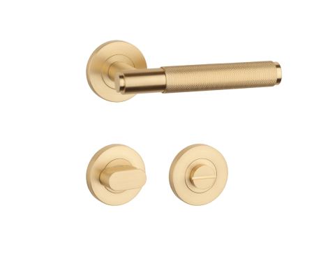 Okov za vrata MP SH - OVALNI - R 1741 PRO 8 MM (OLS - Brušeni mesing)