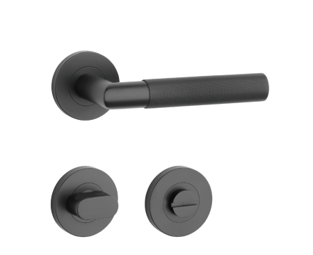 Okov za vrata MP SH - OVALNI - R 1742 PRO 8 MM (BS - Crni mat)