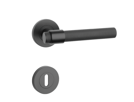 Okov za vrata MP SH - OVALNI - R 1743 PRO 8 MM (BS - Crni mat)