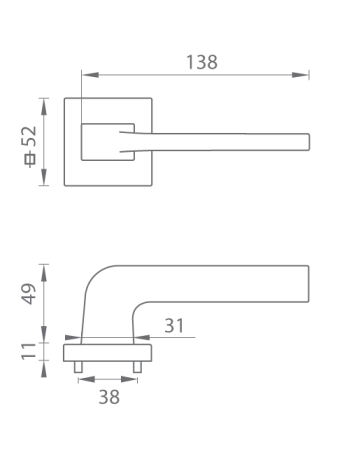 Okov za vrata MP Supra-HR 3097Q (OCS)