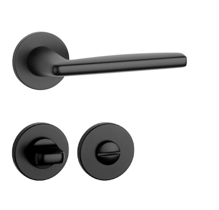 Okov za vrata MP AT - LUNA - R 7S (BS - Crni mat)