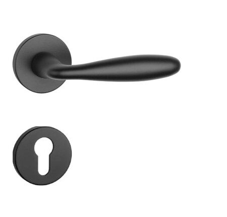 Okov za vrata MP AT - VERBENA - R 7S (BS - Crna mat)