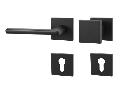 Okov za vrata MP - PRIMA - HR SQ6 (BS - mat crna)