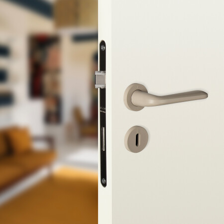 Okov za vrata MP VM - SNAPP - R (Sivo bež mat)