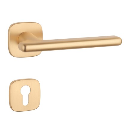 Okov za vrata MP AS - MARANTA - QR 7S (OLS - Brušeni mesing)