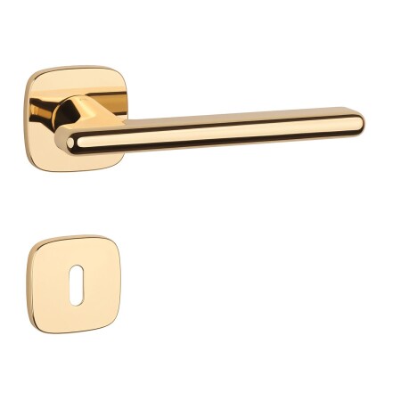 Okov za vrata MP AS - MARANTA - QR 7S (OLV - Polirani lakirani mesing)