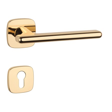 Okov za vrata MP AS - MARANTA - QR 7S (OLV - Polirani lakirani mesing)